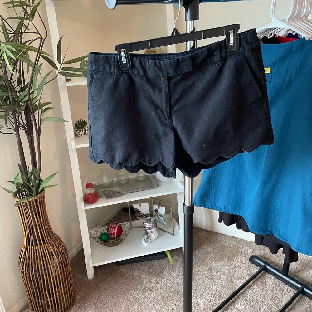 J crew black shorts size 12